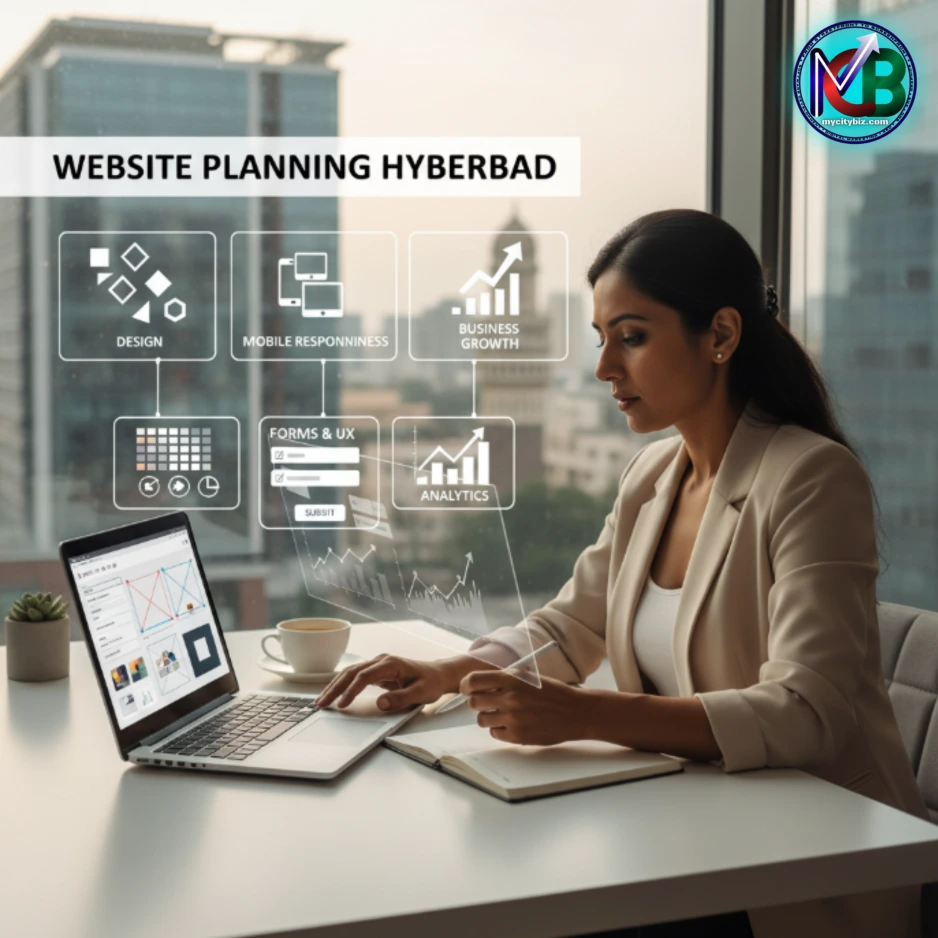 Business website cost factors in Hyderabad