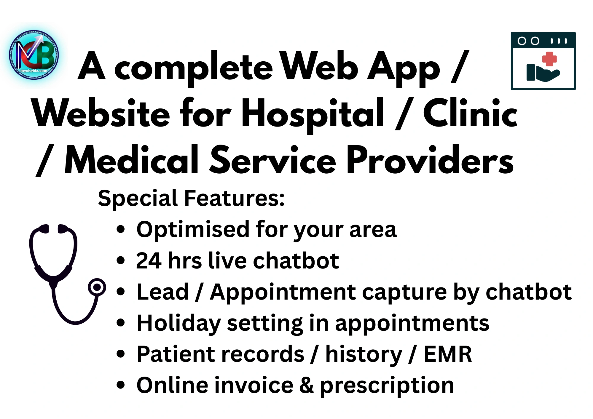 EMR Web App for Hospital Clinic Medical Service Providers