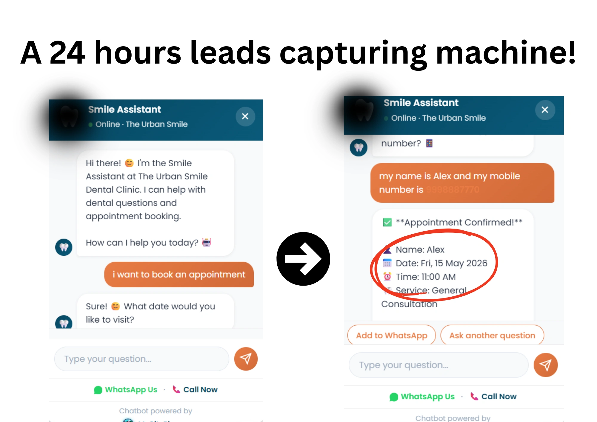 chatbot appointment booking