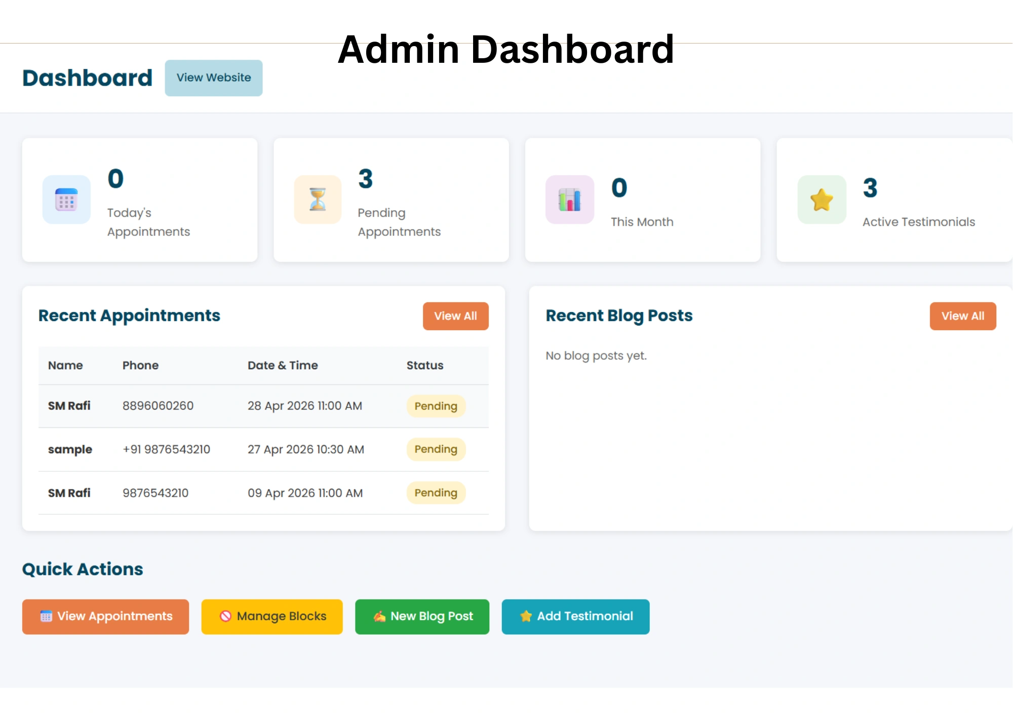 EMR web app for hospitals clinics