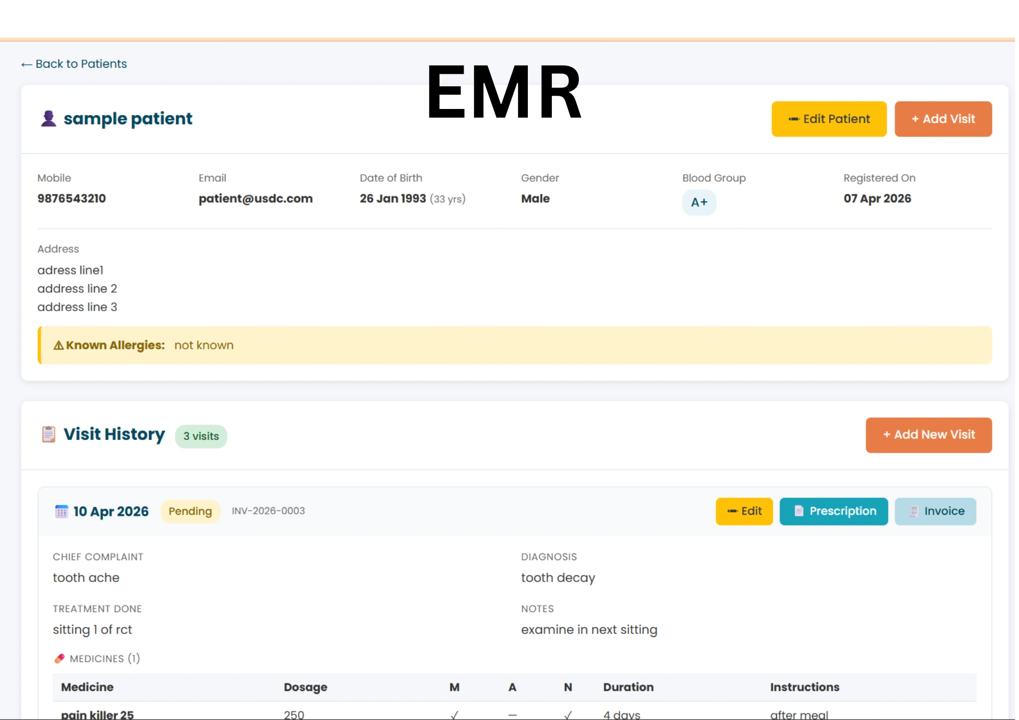 Patients Medical records online