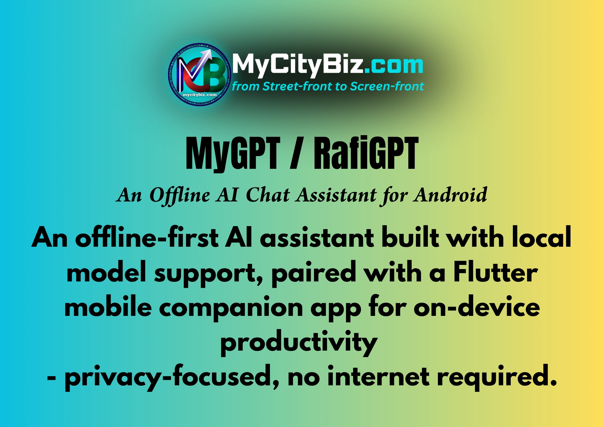 Smart Offline AI chat android app