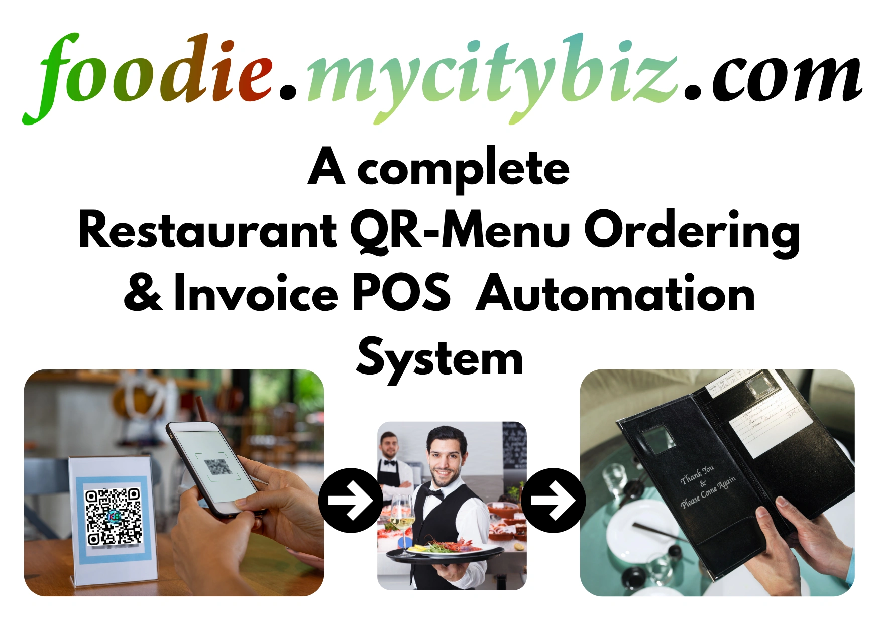 restaurant complete QR menu ordering POS invoice system
